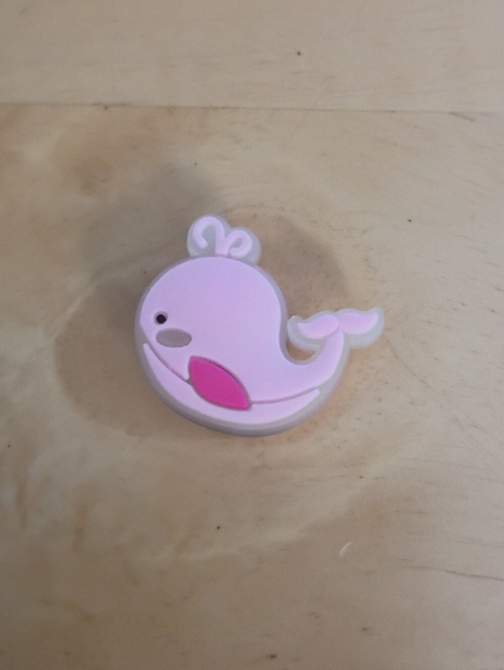 10 for $10 Jibbitz Croc Charm - Luminous Pink Whale Sea Creature Animal - Glow